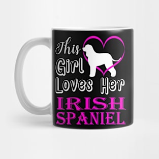 This Girl Loves Her Irish Spaniel Mug